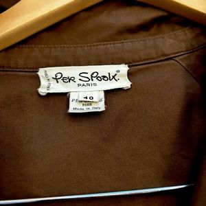 Per Spook Vintage Linen Trench Coat. Size 40 (European)